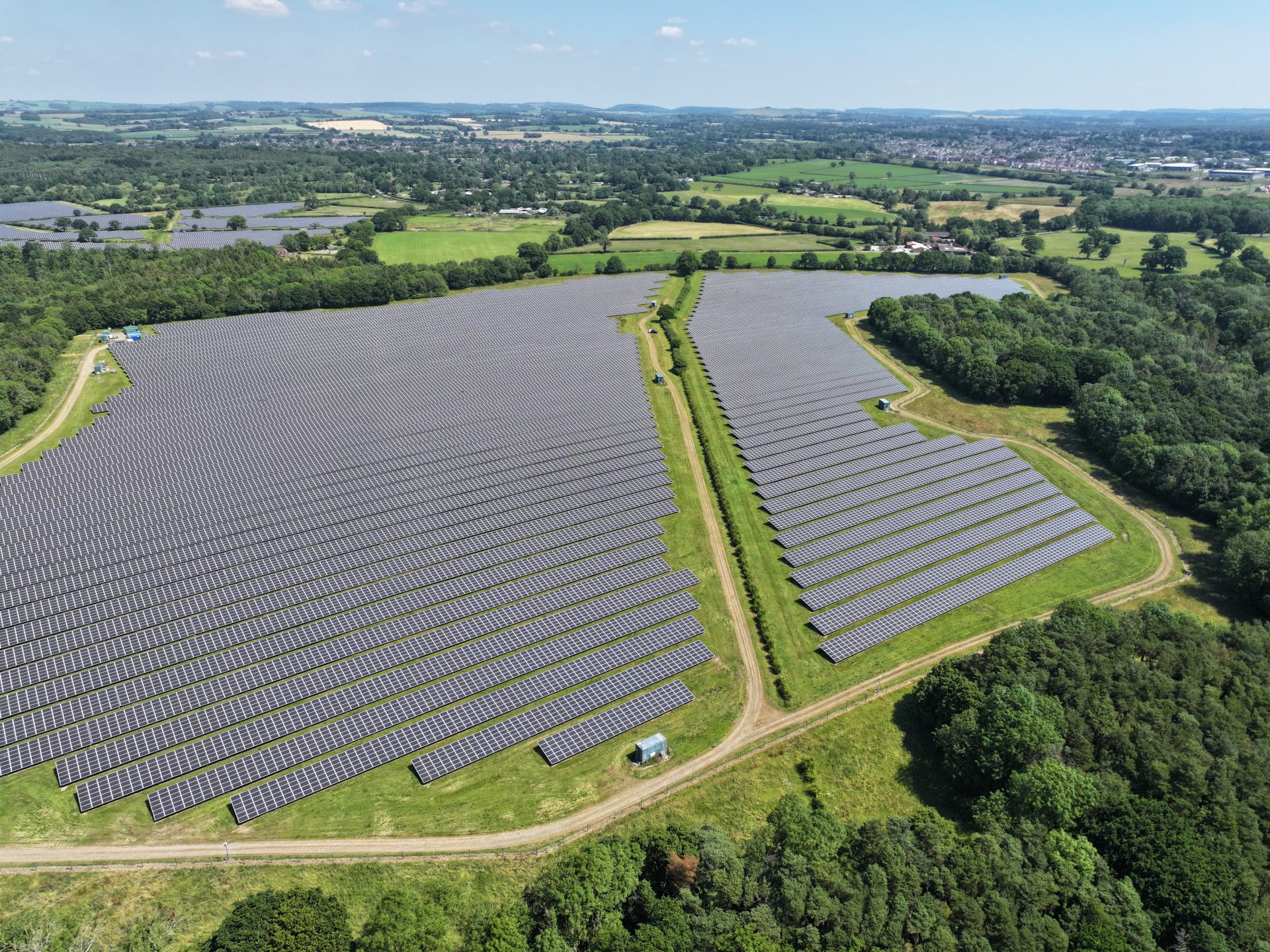 Environmnetal and renewable energy aerial photography